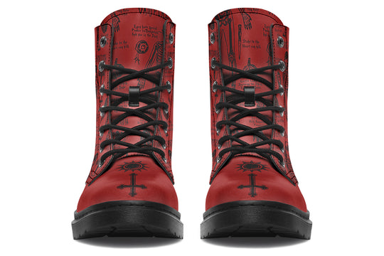Crimson Vampire Study Boots