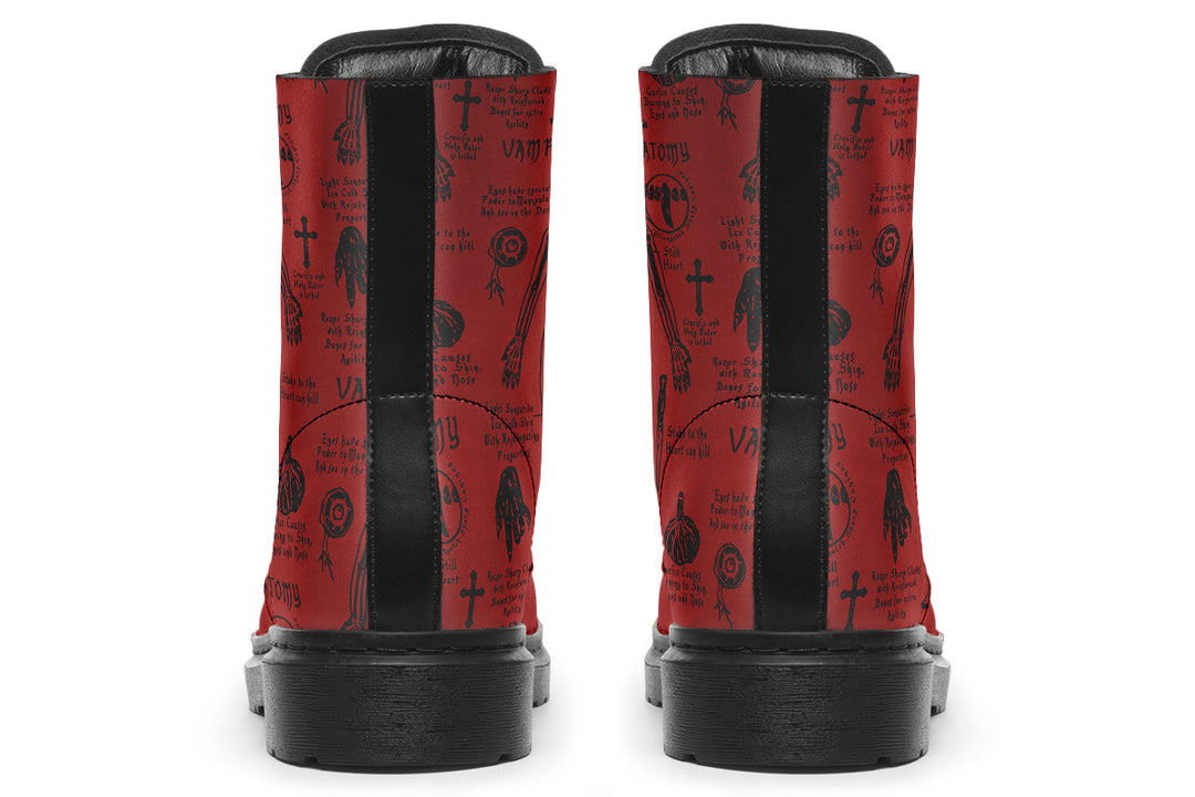 Crimson Vampire Study Boots