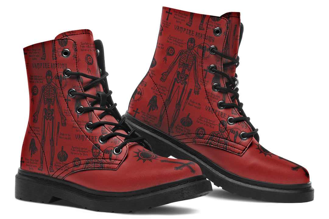 Crimson Vampire Study Boots