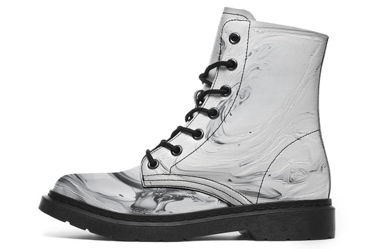 Frosted Marble Boots