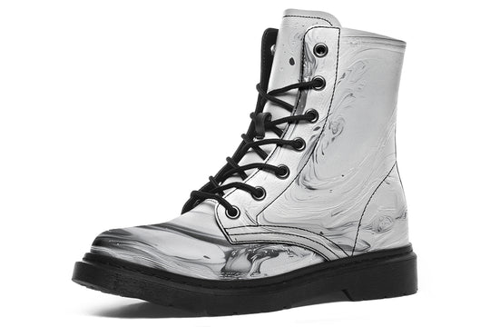 Frosted Marble Boots