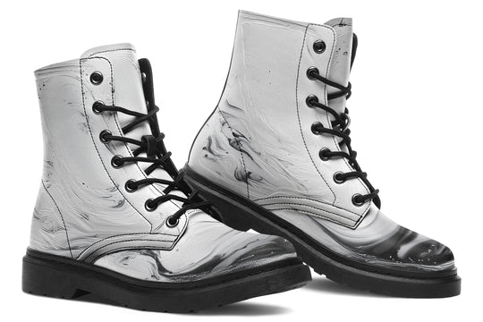 Frosted Marble Boots