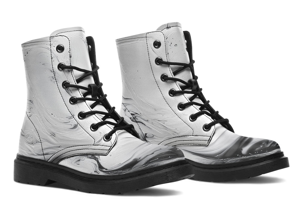 Frosted Marble Boots
