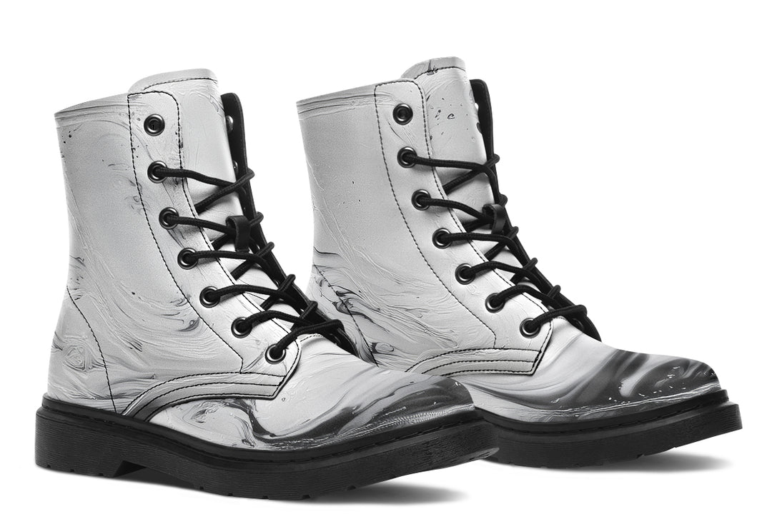 Frosted Marble Boots