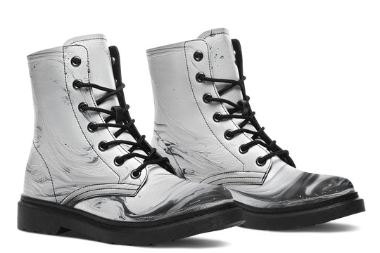 Frosted Marble Boots