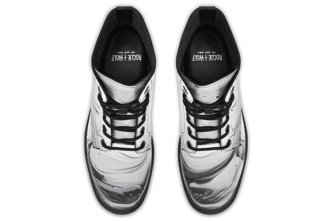 Frosted Marble Boots