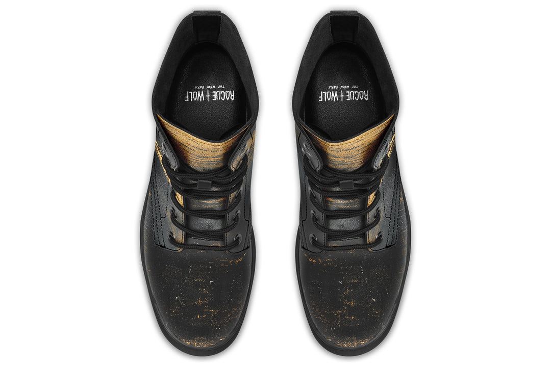 Gilded Obsidian Boots
