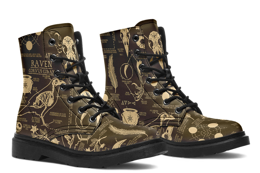 Tan Raven Study Boots