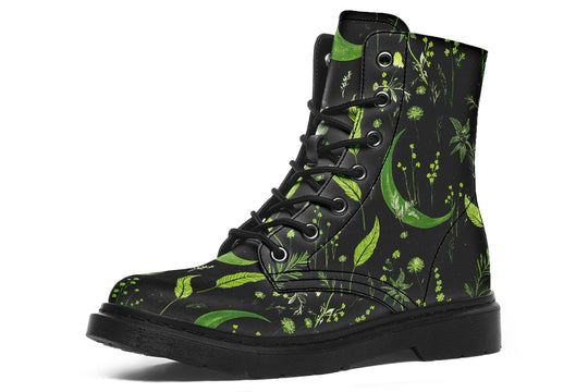 Green Moonlit Botanica Boots