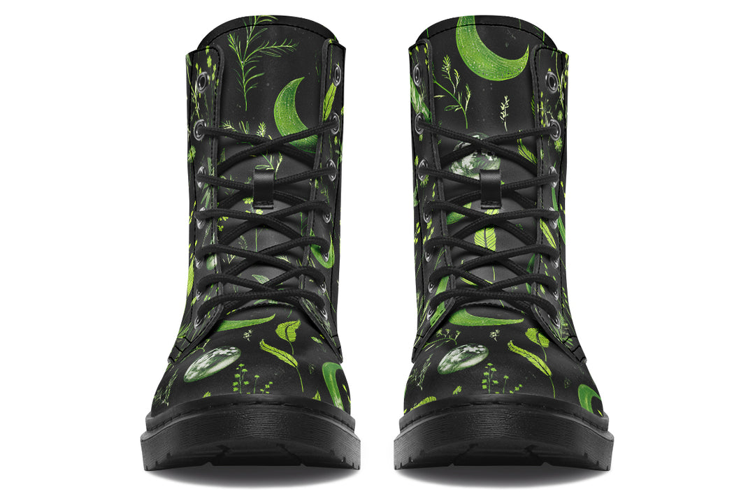 Green Moonlit Botanica Boots