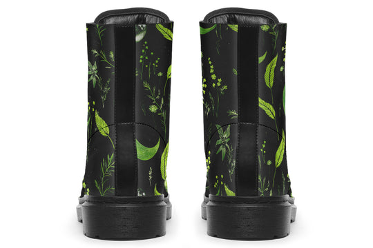 Green Moonlit Botanica Boots