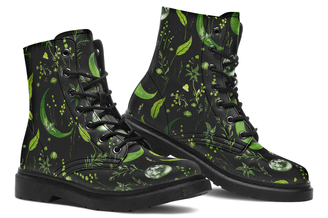 Green Moonlit Botanica Boots