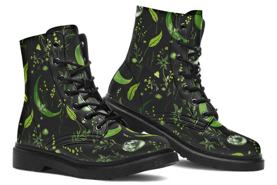 Green Moonlit Botanica Boots