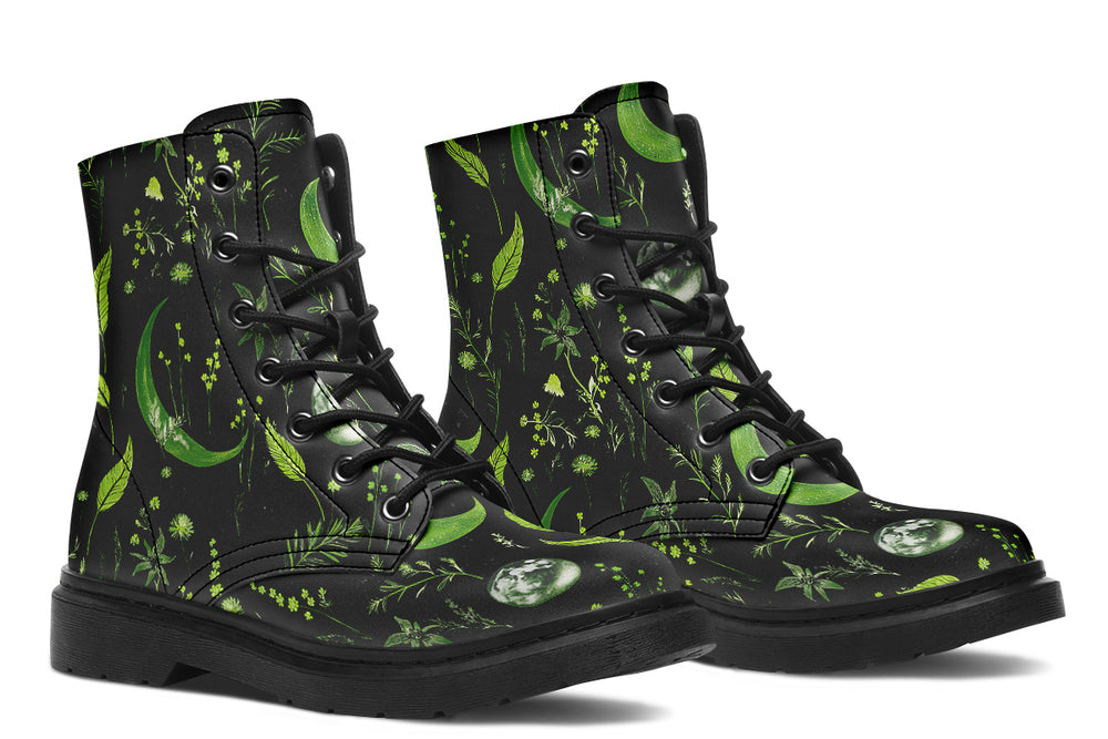 Green Moonlit Botanica Boots