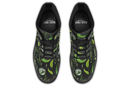 Green Moonlit Botanica Boots