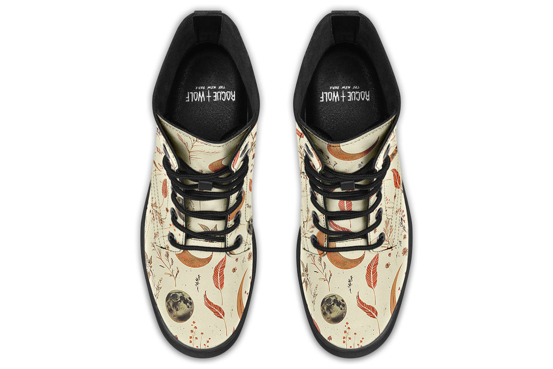 Ivory Moonlit Botanica Boots