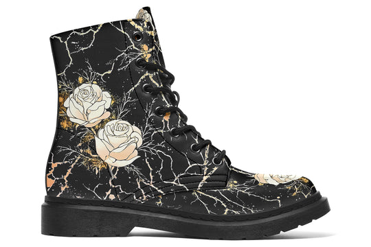 Kintsugi Rose Boots