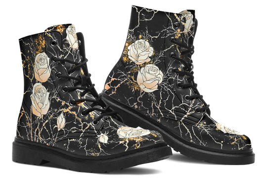 Kintsugi Rose Boots