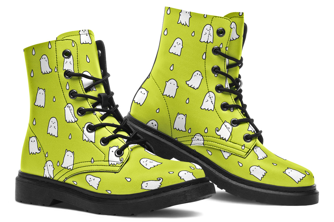 Lime Ghost Party Boots