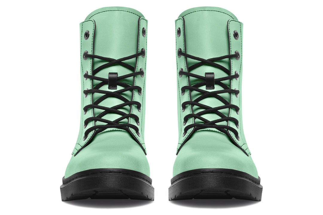 Mint Green Boots
