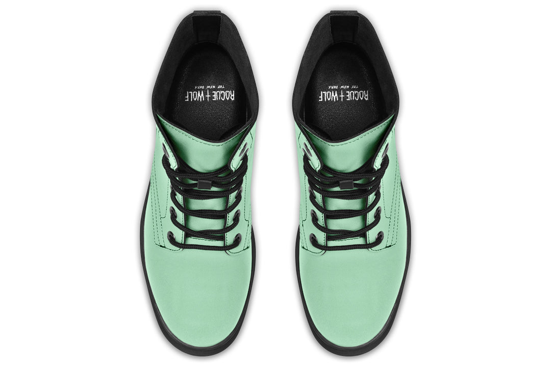 Mint Green Boots