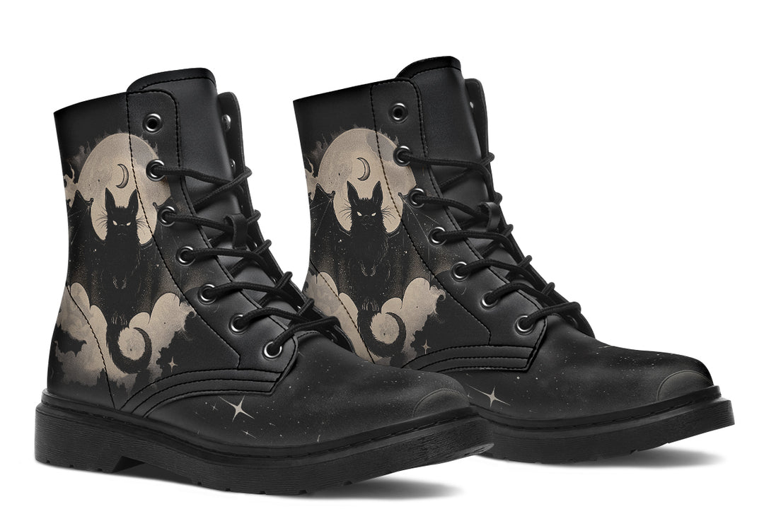 Moonlit Bat Boots