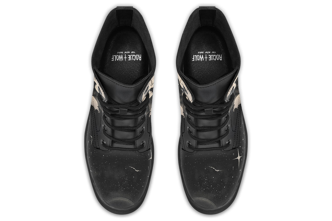 Moonlit Bat Boots