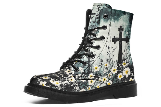 Mourning Petals Boots