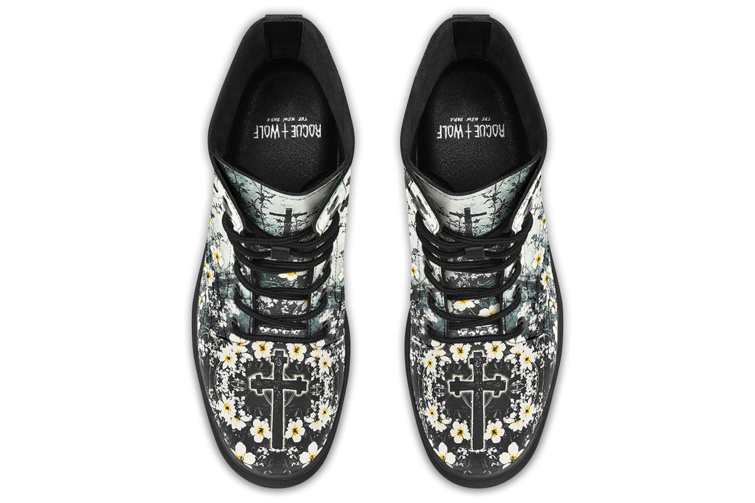Mourning Petals Boots