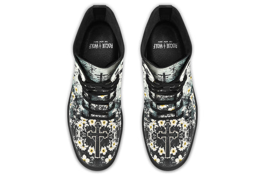 Mourning Petals Boots