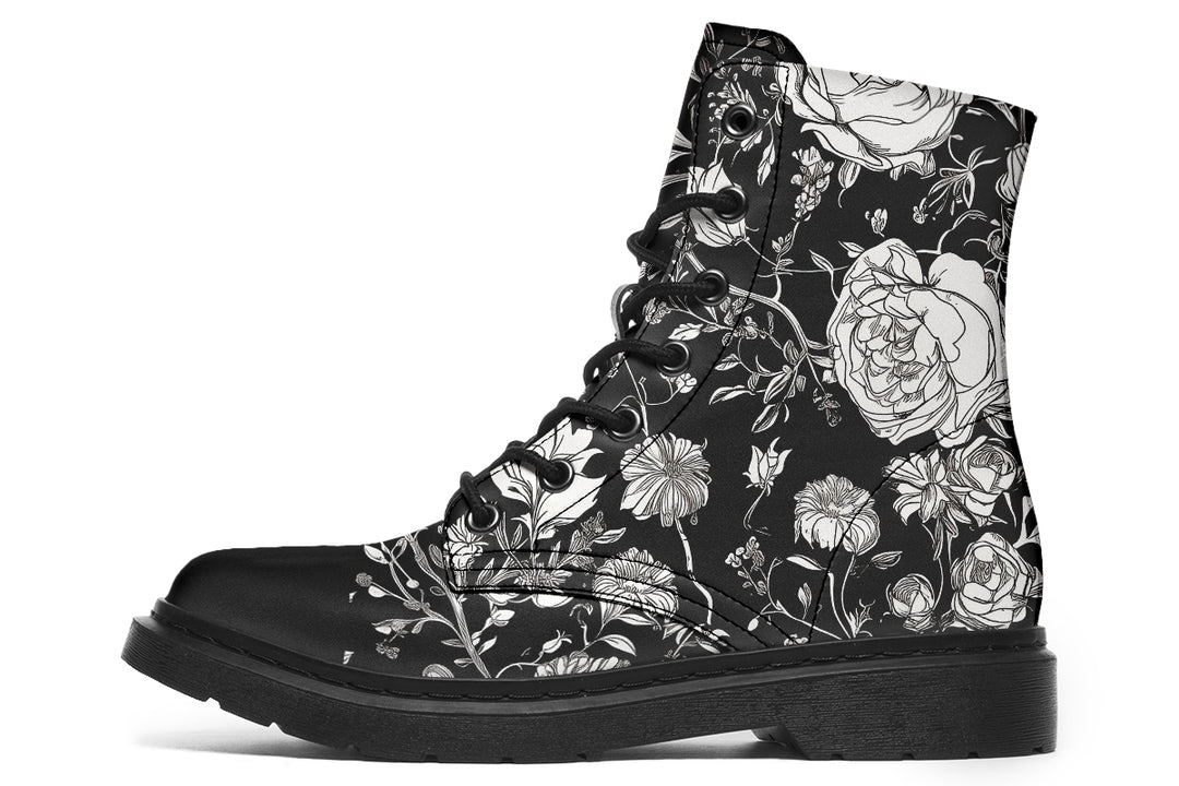 Noir Bouquet Boots