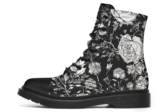 Noir Bouquet Boots