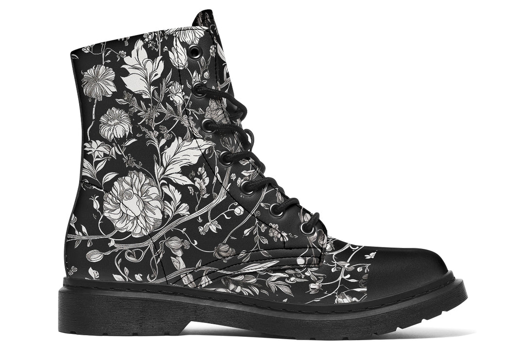 Noir Bouquet Boots