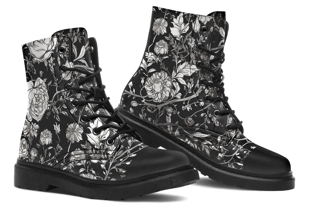 Noir Bouquet Boots