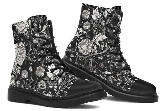 Noir Bouquet Boots