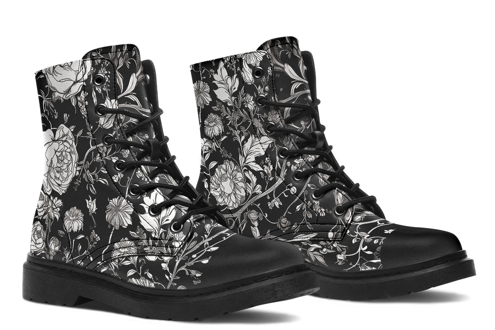 Noir Bouquet Boots