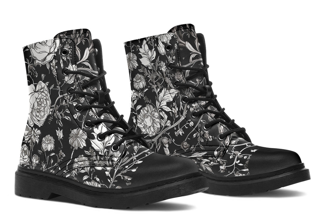Noir Bouquet Boots