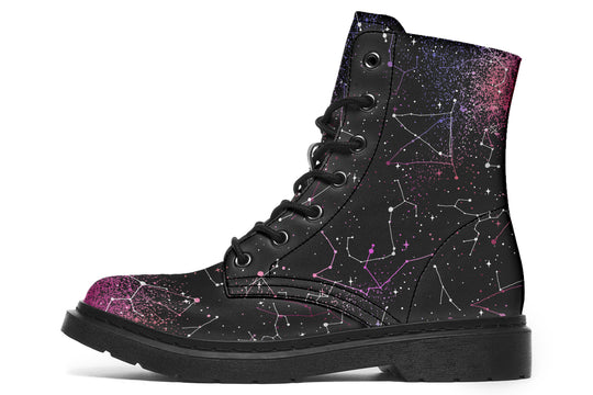 Pink Aurora Boots