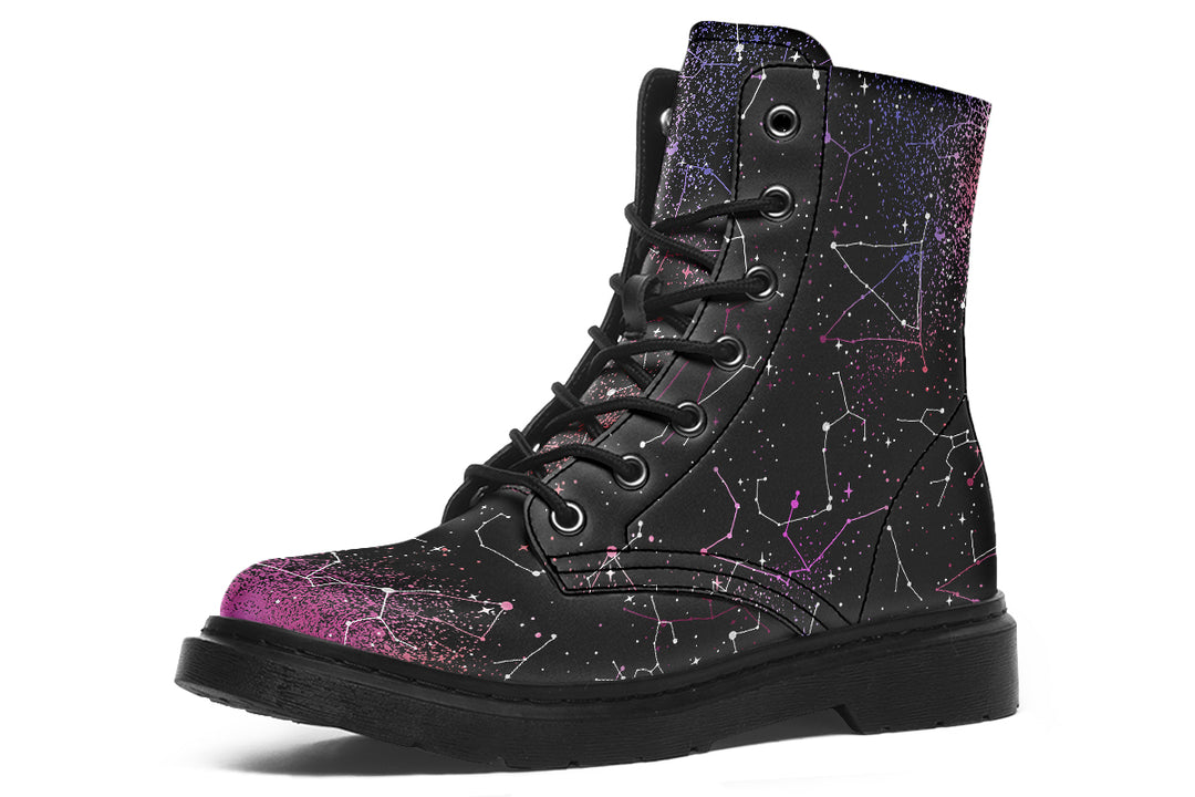 Pink Aurora Boots