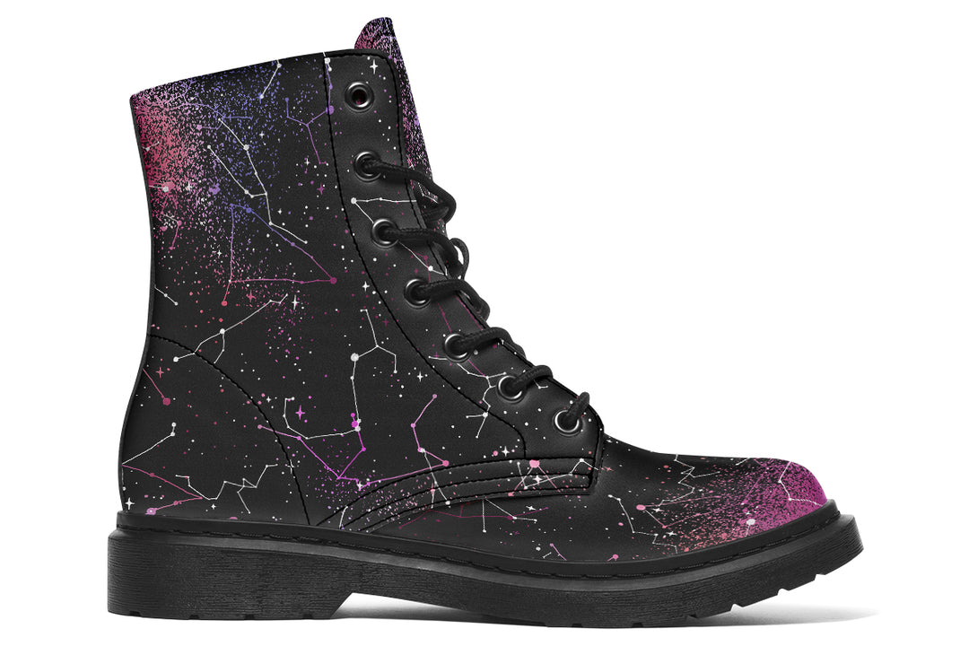 Pink Aurora Boots