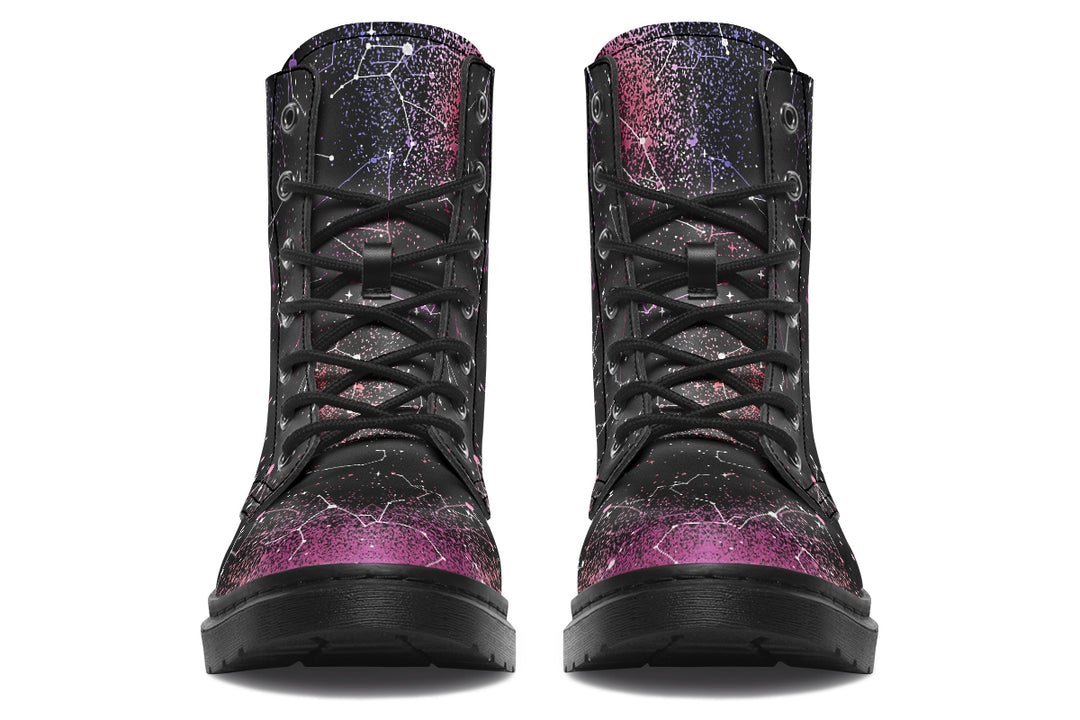 Pink Aurora Boots