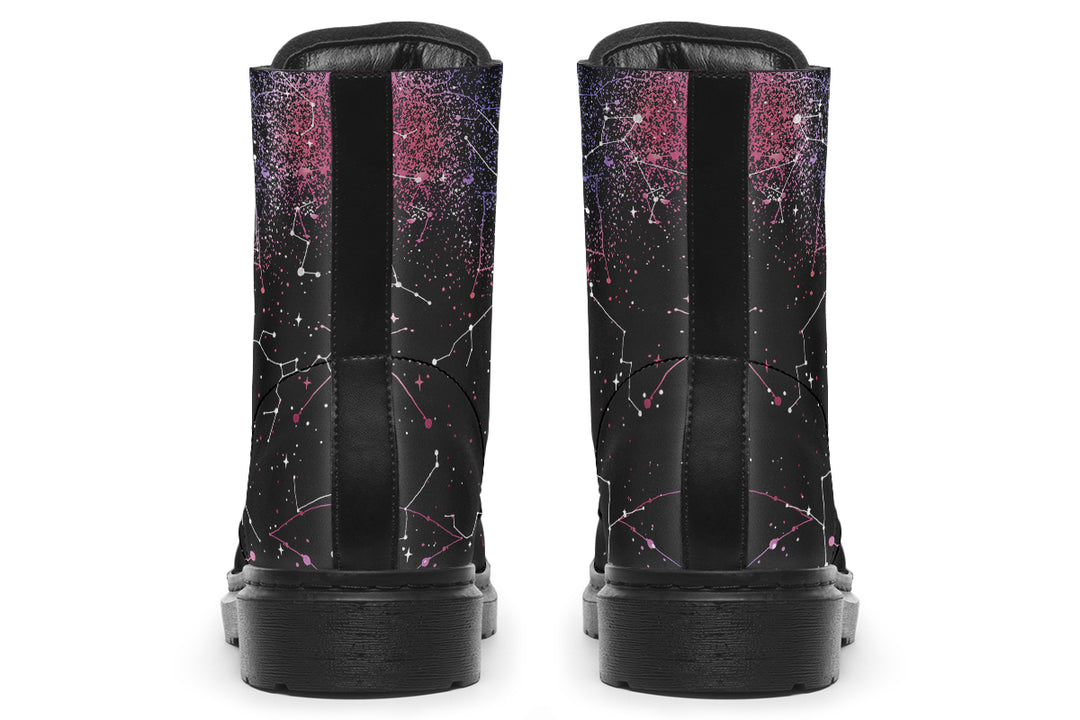 Pink Aurora Boots
