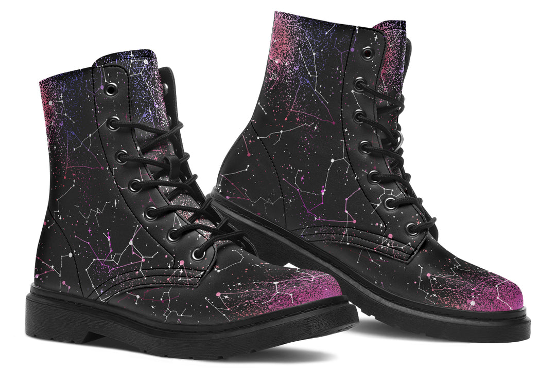 Pink Aurora Boots