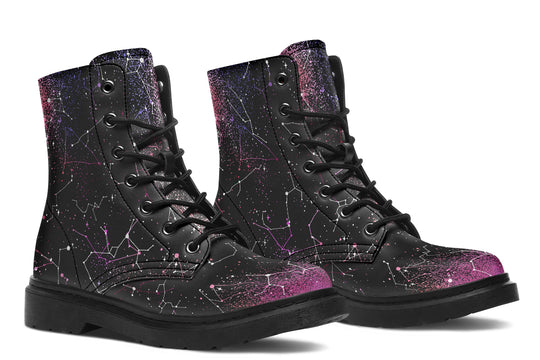 Pink Aurora Boots