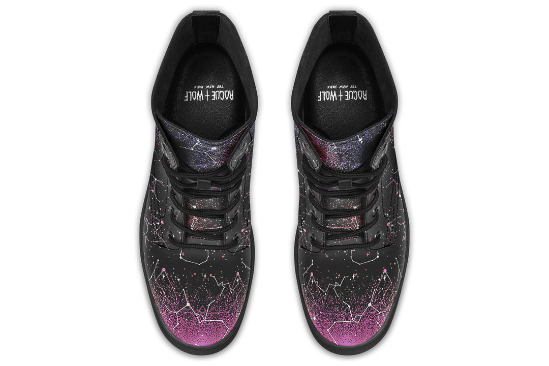 Pink Aurora Boots