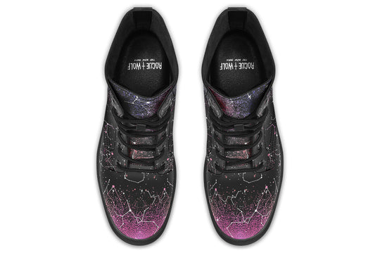 Pink Aurora Boots