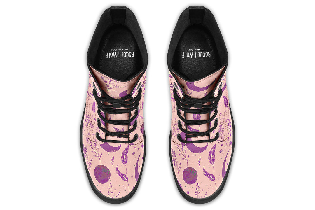 Pink Moonlit Botanica Boots