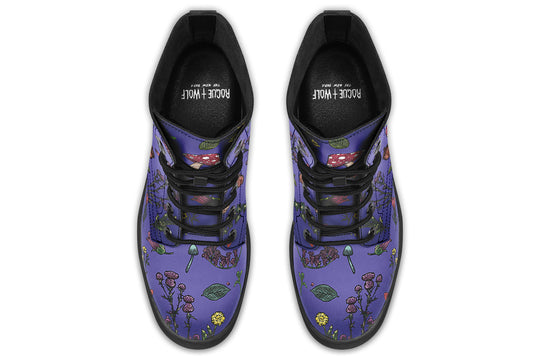 Purple Herbology Boots