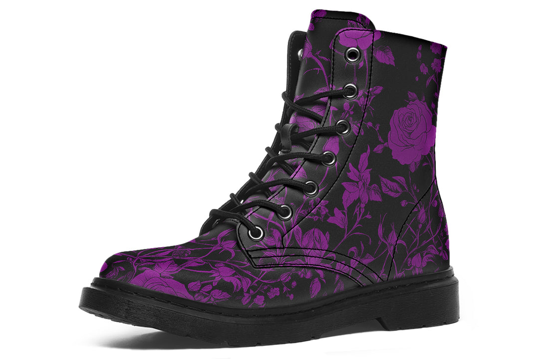 Purple Rose Romance Boots
