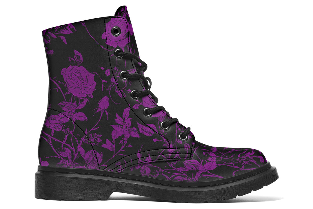 Purple Rose Romance Boots